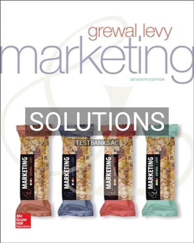 Solutions for Marketing 7th Edition by Grewal cover