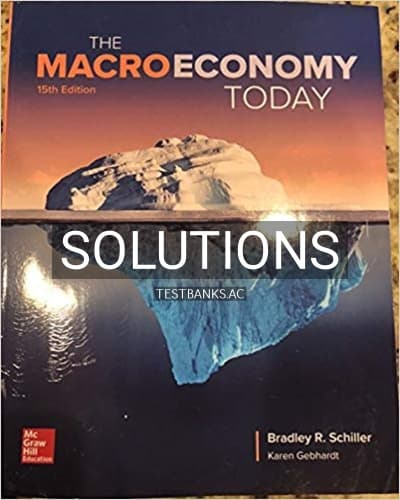 Solutions for Macro Economy Today 15th Edition by Schiller cover