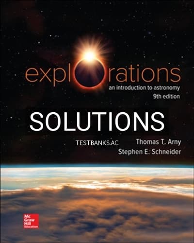 Solutions for Explorations 9th Edition by Arny cover
