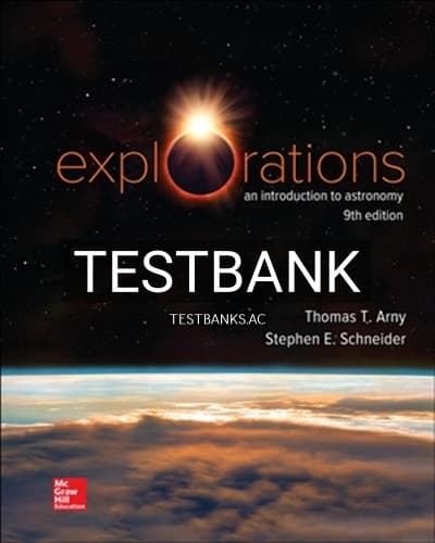 Test Bank for Explorations 9th Edition by Arny cover