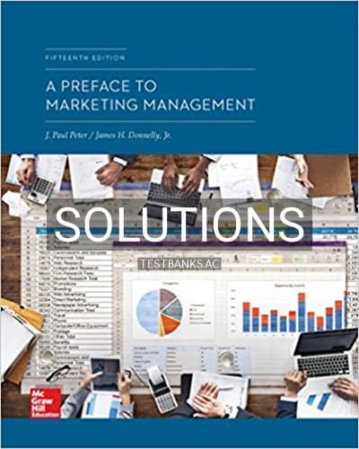 Solutions for Preface to Marketing Management 15th Edition by Peter cover