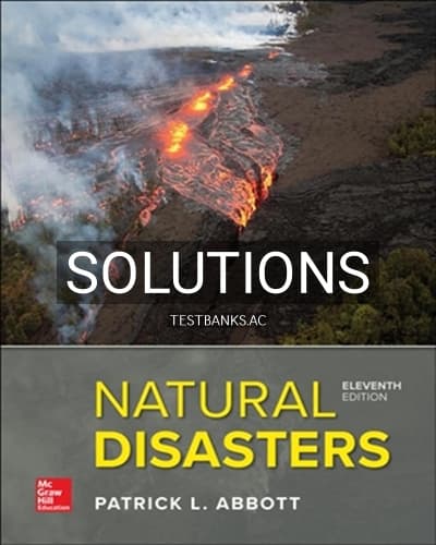Solutions for Natural Disasters 11th Edition by Abbott cover