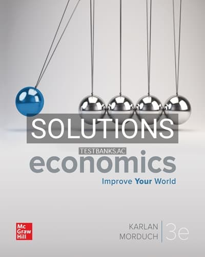 Solutions for Economics 3rd Edition by Karlan cover