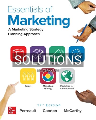 Solutions for Essentials of Marketing 17th Edition by Perreault cover
