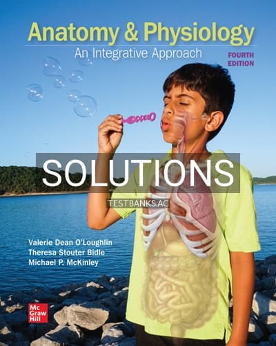 Solutions for Anatomy and Physiology An Integrative Approach 4th Edition by McKinley cover