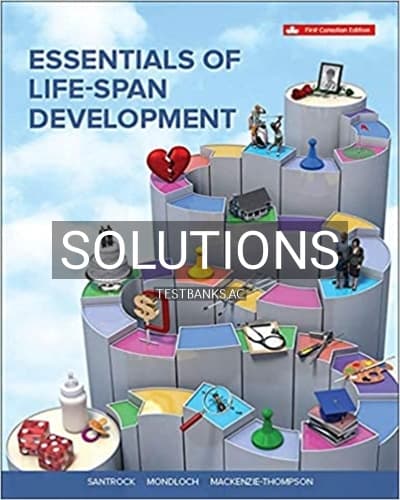 Solutions for Essentials Of Life-span Development 1st Edition by Santrock cover