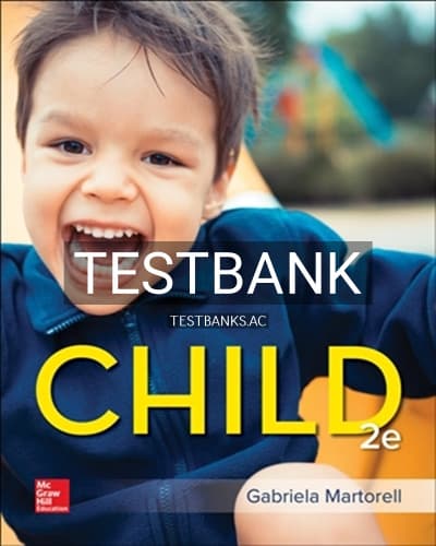 Test Bank for Child 2nd Edition by Martorell cover