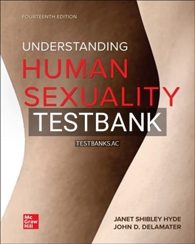 Test Bank for UNDERSTANDING HUMAN SEXUALITY 14th Edition by Hyde cover