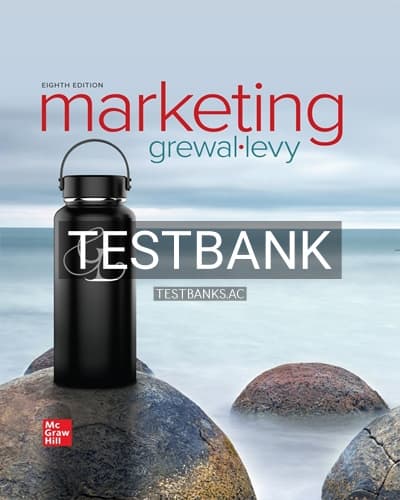 Test Bank for Marketing 8th Edition by Grewal cover