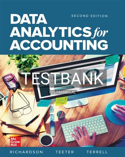 Test Bank for Data Analytics for Accounting 2nd Edition by Richardson cover