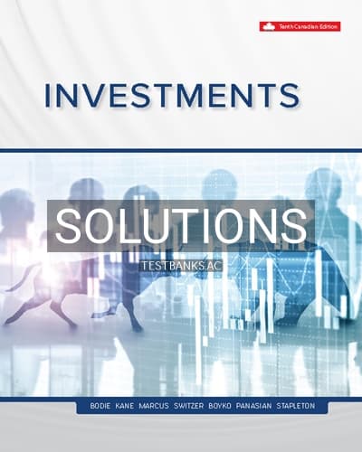 Solutions for Investments 10th Edition by Bodie cover
