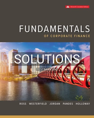 Solutions for Fundamentals Of Corporate Finance 11th Edition by Ross cover