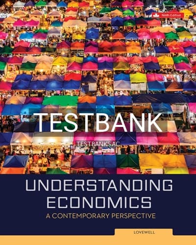 Cover for Test Bank for Understanding Economics 9th Edition by Lovewell