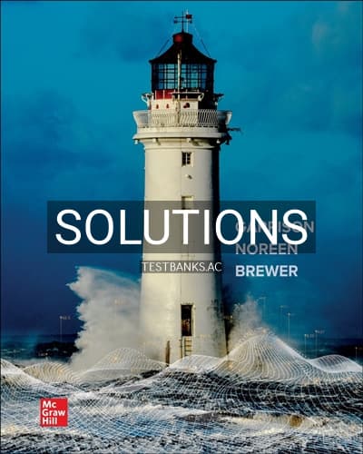 Solutions for Managerial Accounting 18th Edition by Garrison cover