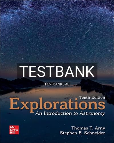 Test Bank for Explorations 10th Edition by Arny cover
