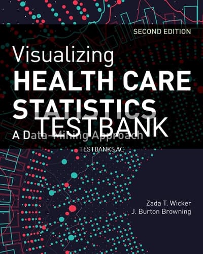 Test Bank for Visualizing Health Care Statistics 2nd Edition by Wicker cover