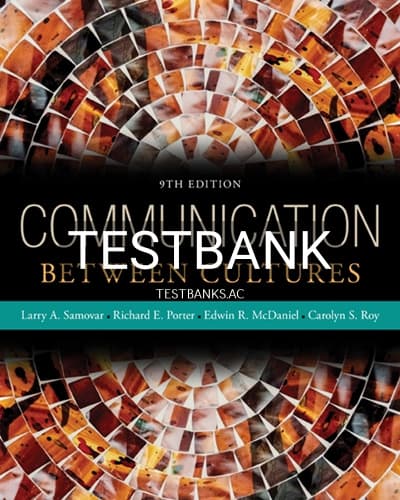 Test Bank for Communication Between Cultures 9th Edition by Samovar cover