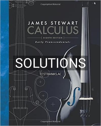 Solutions for Calculus Early Transcendentals 8th Edition by Stewart cover