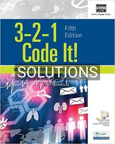 Cover for Solutions for 3 2 1 Code It 5th Edition by Green