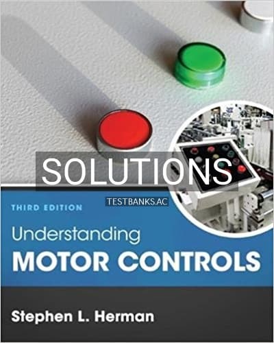 Cover for Solutions for Understanding Motor Controls 3rd Edition by Herman