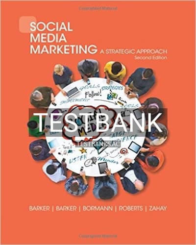 Test Bank for Social Media Marketing A Strategic Approach 2nd Edition by Barker cover