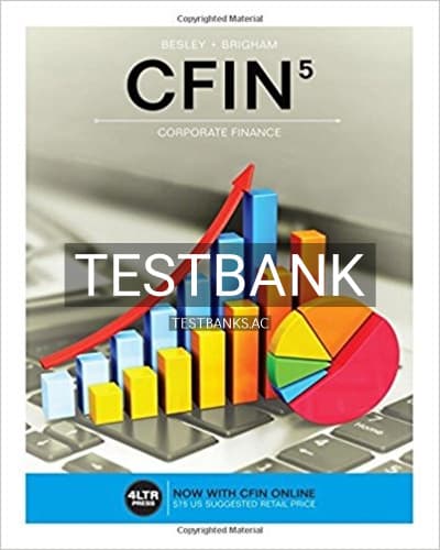 Test Bank for CFIN 5th Edition by Besley cover