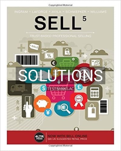 Solutions for SELL 5th Edition by Ingram cover