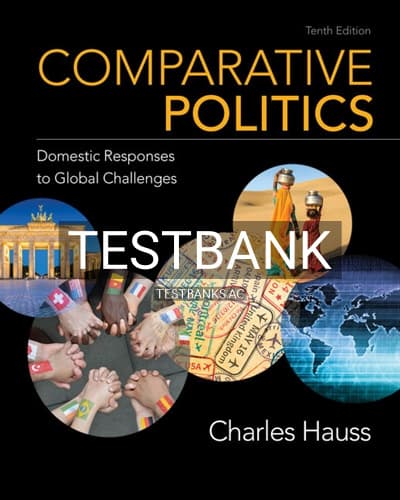 Test Bank for Comparative Politics 10th Edition by Hauss cover