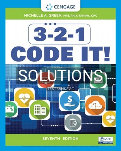 Cover for Solutions for 3-2-1 Code It 7th Edition by Green