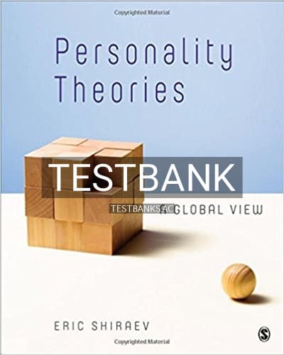 Test Bank for Personality Theories A Global View 1st Edition by Shiraev cover