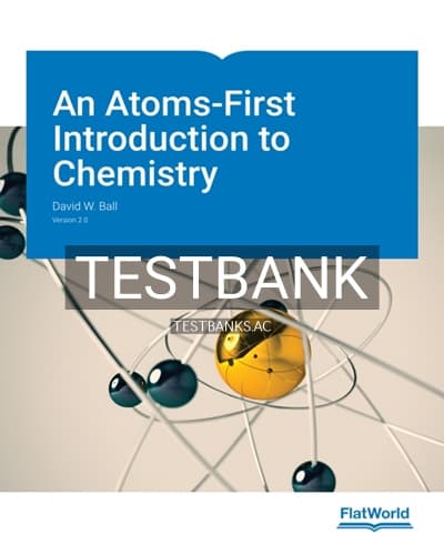 Cover for Test Bank for An Atoms-First Introduction to Chemistry Version 2 2nd Edition by Ball