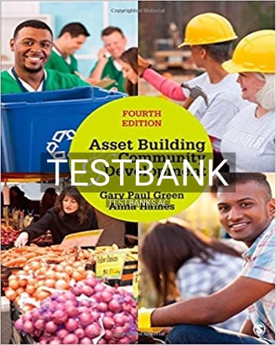 Cover for Test Bank for Asset Building and Community Development 4th Edition by Green