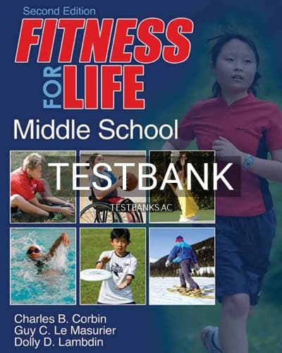 Test Bank for Fitness for Life 2nd Edition by Corbin cover