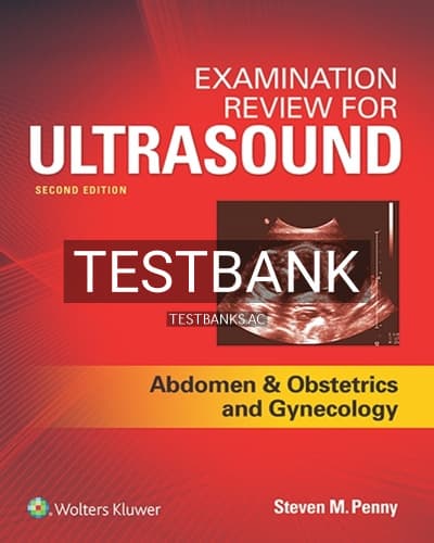 Test Bank for Examination Review for Ultrasound 2nd Edition by Penny cover