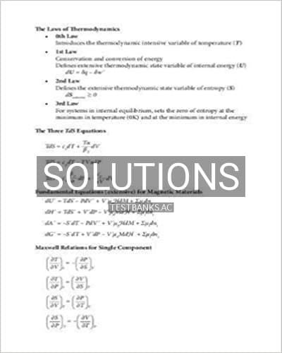 Solutions for Introduction to the Thermodynamics of Materials 6th Edition by Gaskell cover
