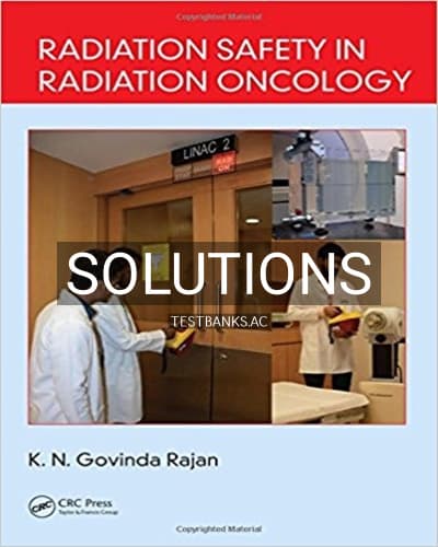 Solutions for Radiation Safety in Radiation Oncology 1st Edition by Rajan cover