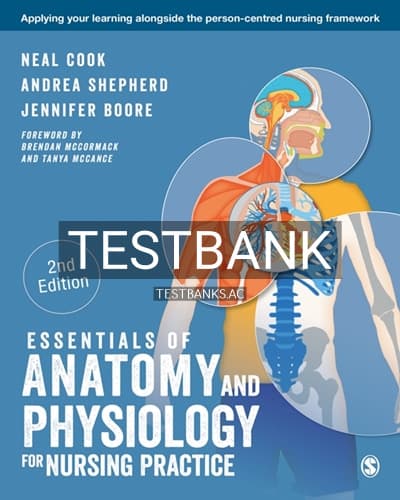 Test Bank for Essentials of Anatomy and Physiology for Nursing Practice 2nd Edition by Cook cover