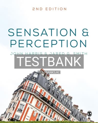 Test Bank for Sensation and Perception 2nd Edition by Harris cover