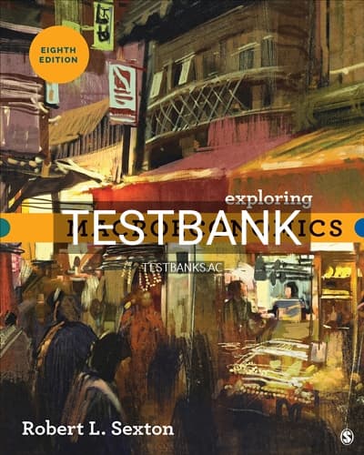 Test Bank for Exploring Macroeconomics 8th Edition by Sexton cover