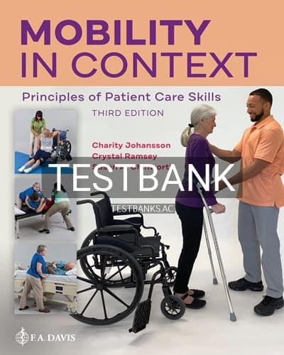 Test Bank for Mobility in Context 3rd Edition by Johansson cover