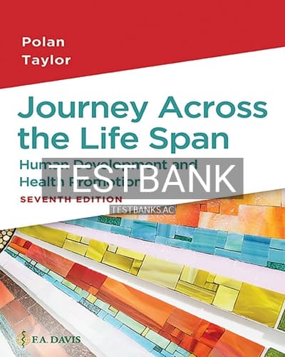 Test Bank for Journey Across the Life Span 7th Edition by Polan cover