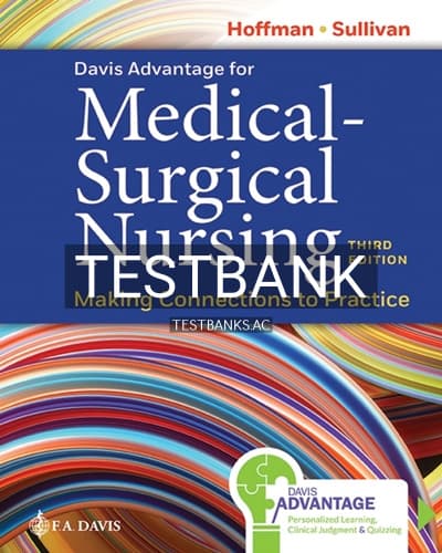 Test Bank for Davis Advantage for Medical-Surgical Nursing 3rd Edition by Hoffman cover