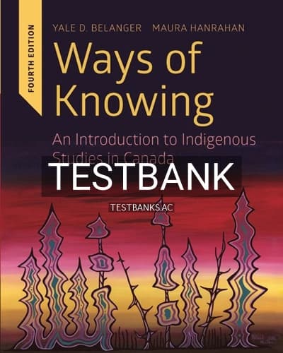 Cover for Test Bank for Ways Of Knowing 4th Edition by Belanger