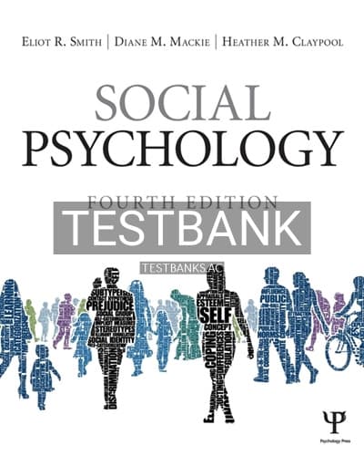 Test Bank for Social Psychology 4th Edition by Smith cover