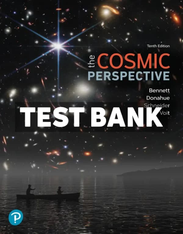 Cover for Cosmic Perspective 10th Edition Bennett Test Bank