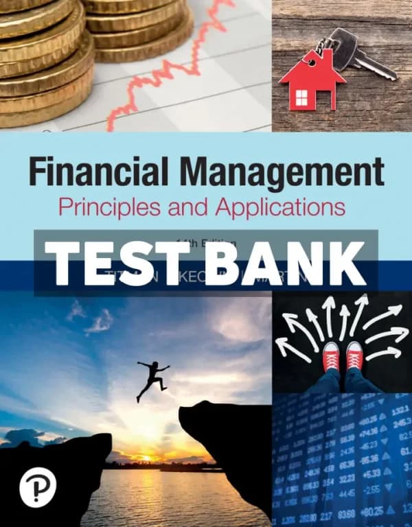 Financial Management 14th Edition Titman Test Bank cover