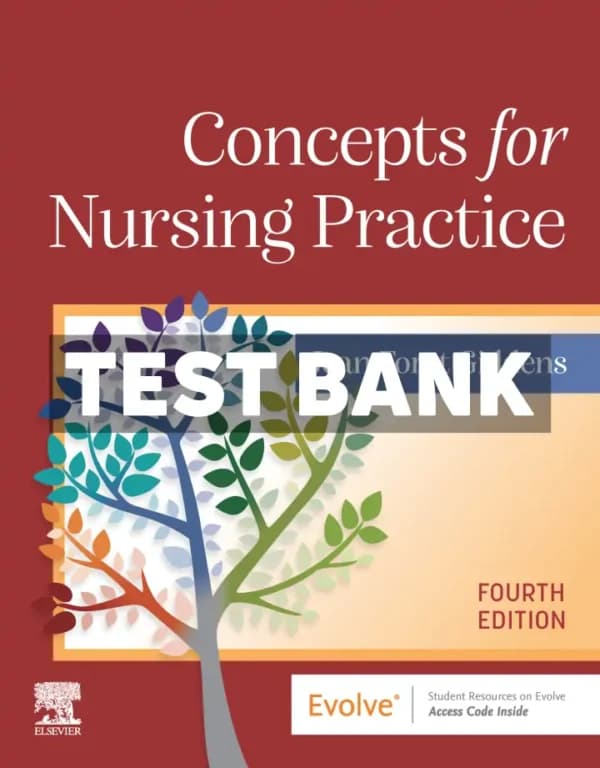 Cover for Concepts for Nursing Practice 4th Edition Giddens Test Bank