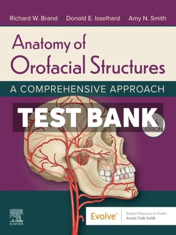 Cover for Anatomy of Orofacial Structures 9th Edition Brand Test Bank