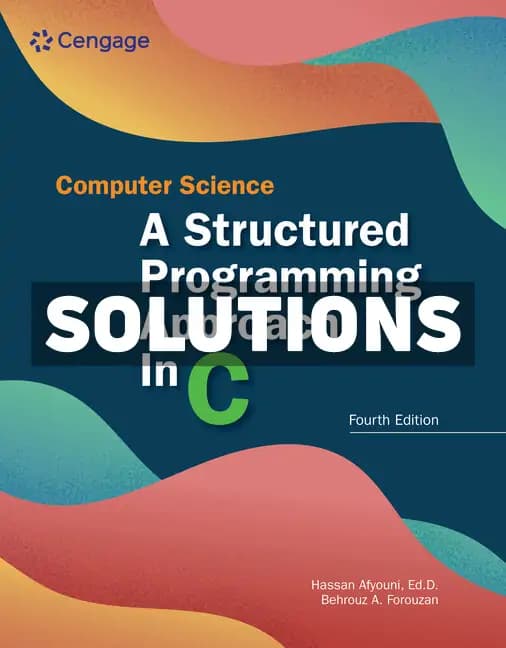 Cover for Computer Science Structured Programming Approach in C 4th Edition Forouzan Solutions Manual