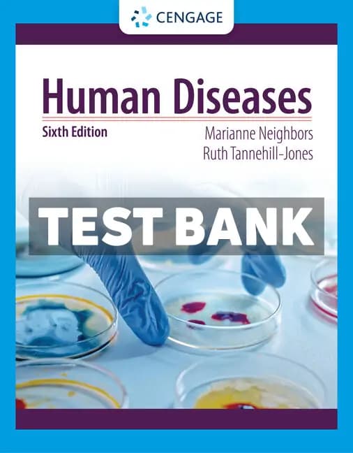 Cover for Human Diseases 6th Edition Neighbor Test Bank